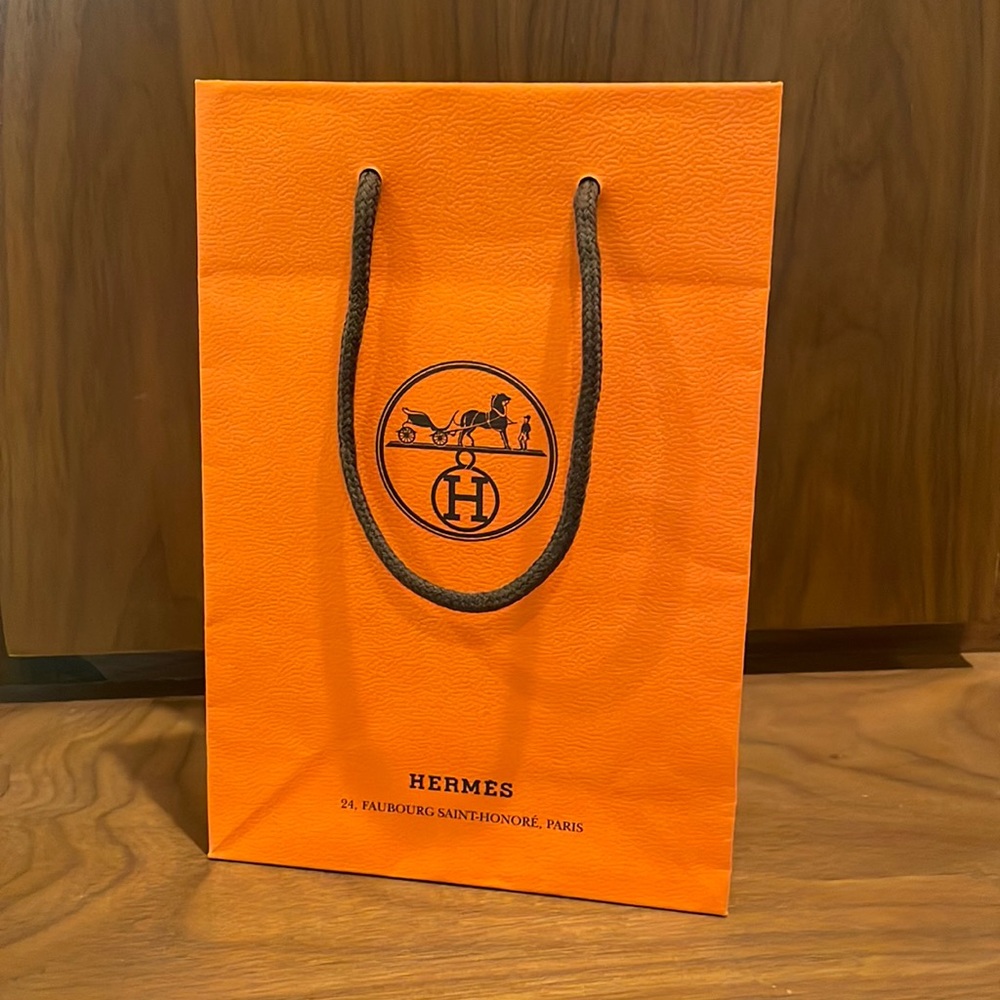 Hermes paper shopping bag